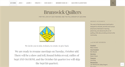 Desktop Screenshot of brunswickquilters.com